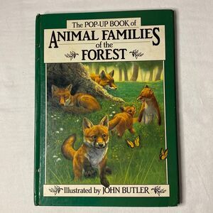 Animal Families Of The Forest Pop-Up Book By Stacie Strong/John Butler, EUC